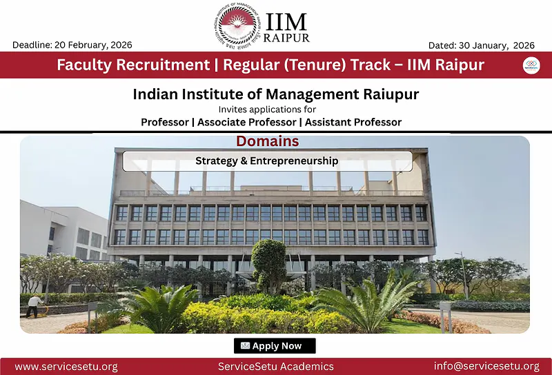 Faculty Recruitment – Regular (Tenure) Track