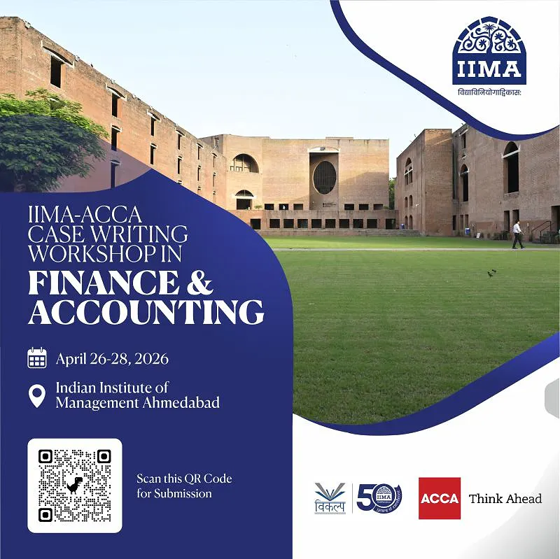 IIMA–ACCA Case Writing Workshop in Finance & Accounting