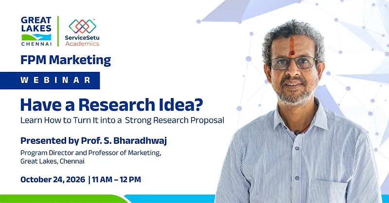 How to Develop a Research Proposal for FPM: Webinar for Aspirants
