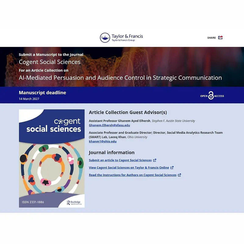 𝗔𝗜-𝗠𝗲𝗱𝗶𝗮𝘁𝗲𝗱 𝗣𝗲𝗿𝘀𝘂𝗮𝘀𝗶𝗼𝗻 𝗮𝗻𝗱 𝗔𝘂𝗱𝗶𝗲𝗻𝗰𝗲 𝗖𝗼𝗻𝘁𝗿𝗼𝗹 𝗶𝗻 𝗦𝘁𝗿𝗮𝘁𝗲𝗴𝗶𝗰 𝗖𝗼𝗺𝗺𝘂𝗻𝗶𝗰𝗮𝘁𝗶𝗼𝗻