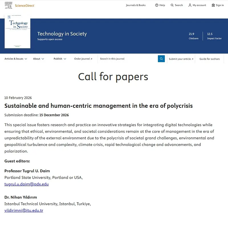 Sustainable and Human-Centric Management in the Era of Polycrisis