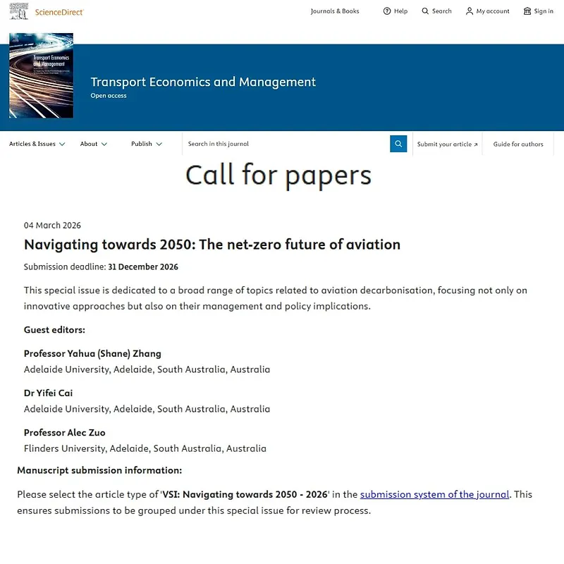 "Navigating towards 2050: The net-zero future of aviation"