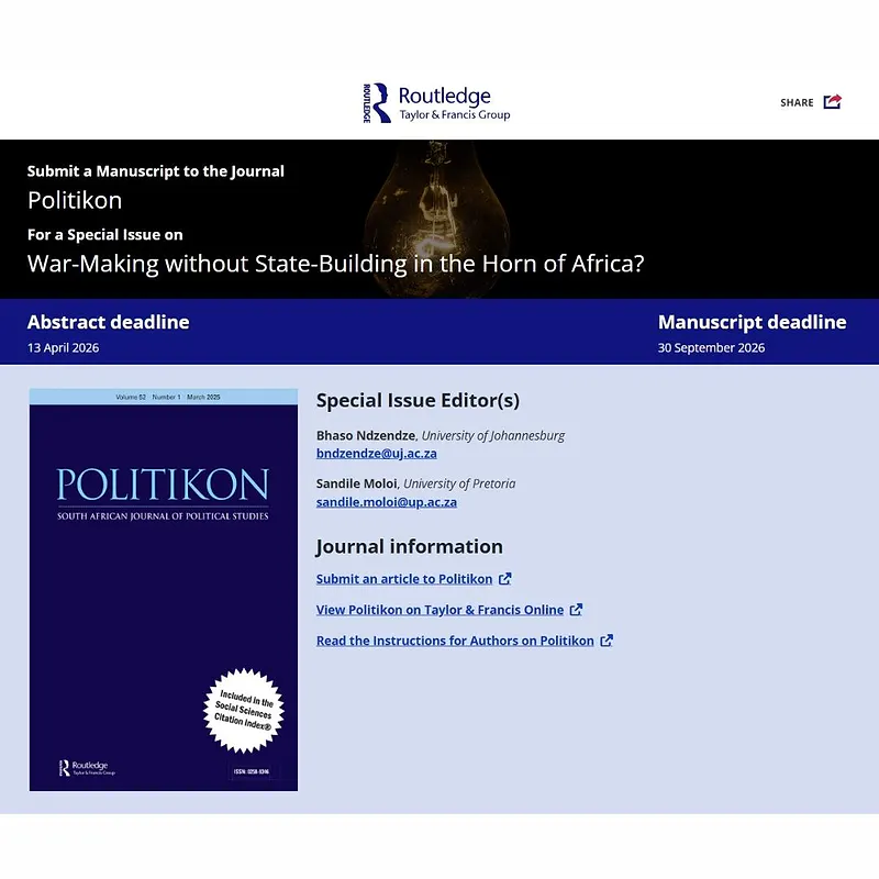 War-Making without State-Building in the Horn of Africa?