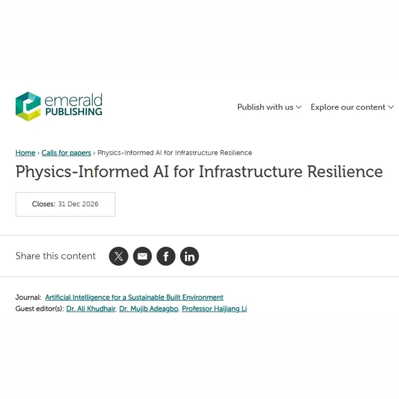 Physics-Informed AI for Infrastructure Resilience