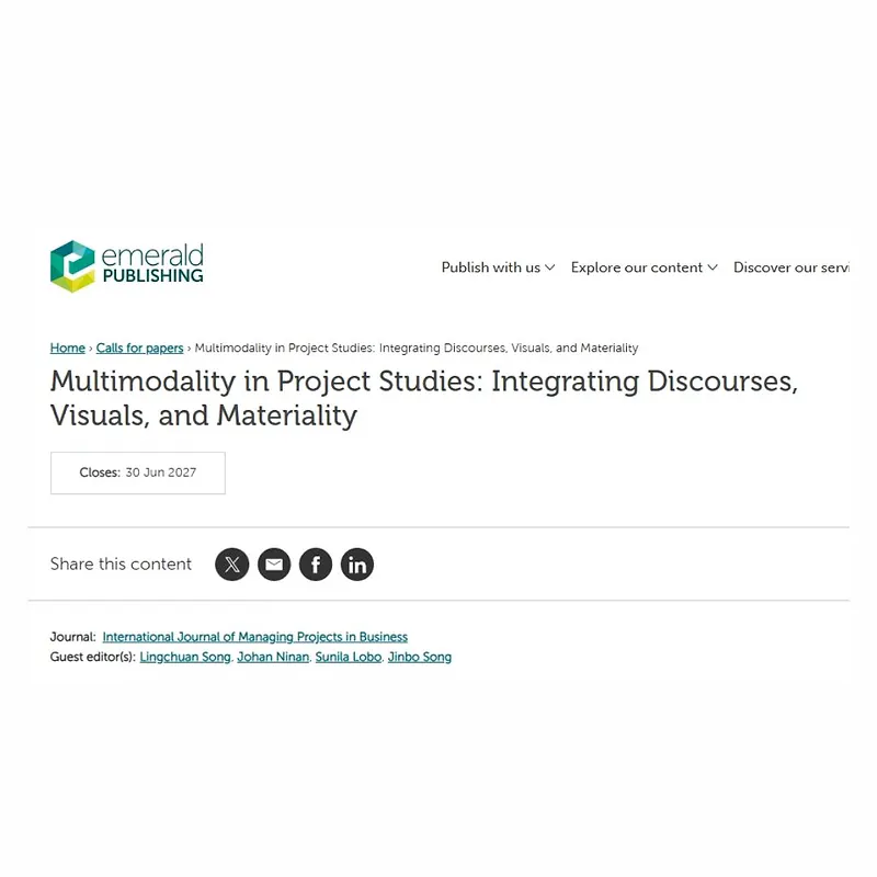 Multimodality in Project Studies: Integrating Discourses, Visuals, and Materiality