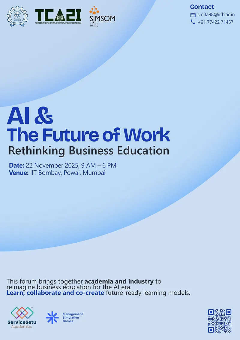 IIT Bombay: AI & The Future of Work — Rethinking Business Education