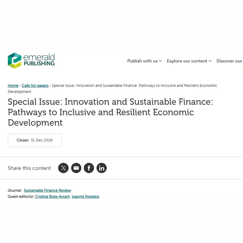 Innovation and Sustainable Finance: Pathways to Inclusive and Resilient Economic Development