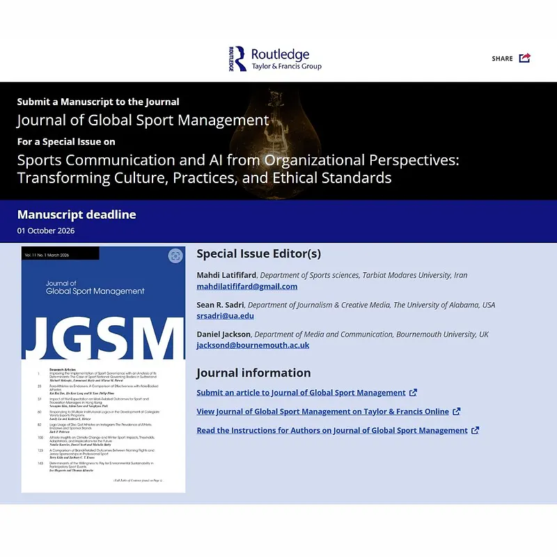 Sports Communication and AI from Organizational Perspectives: Transforming Culture, Practices, and Ethical Standards