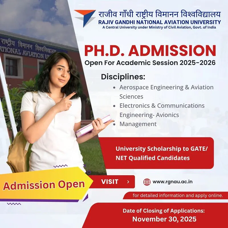 Rajiv Gandhi National Aviation University (RGNAU) Invites Applications ...