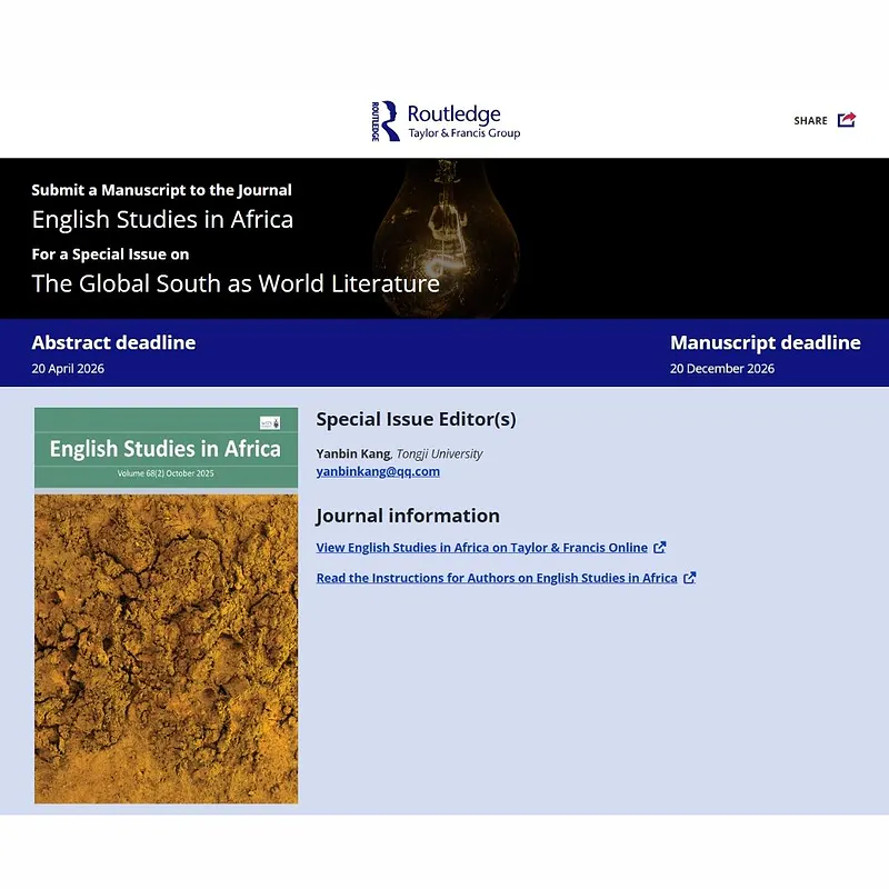 The Global South as World Literature