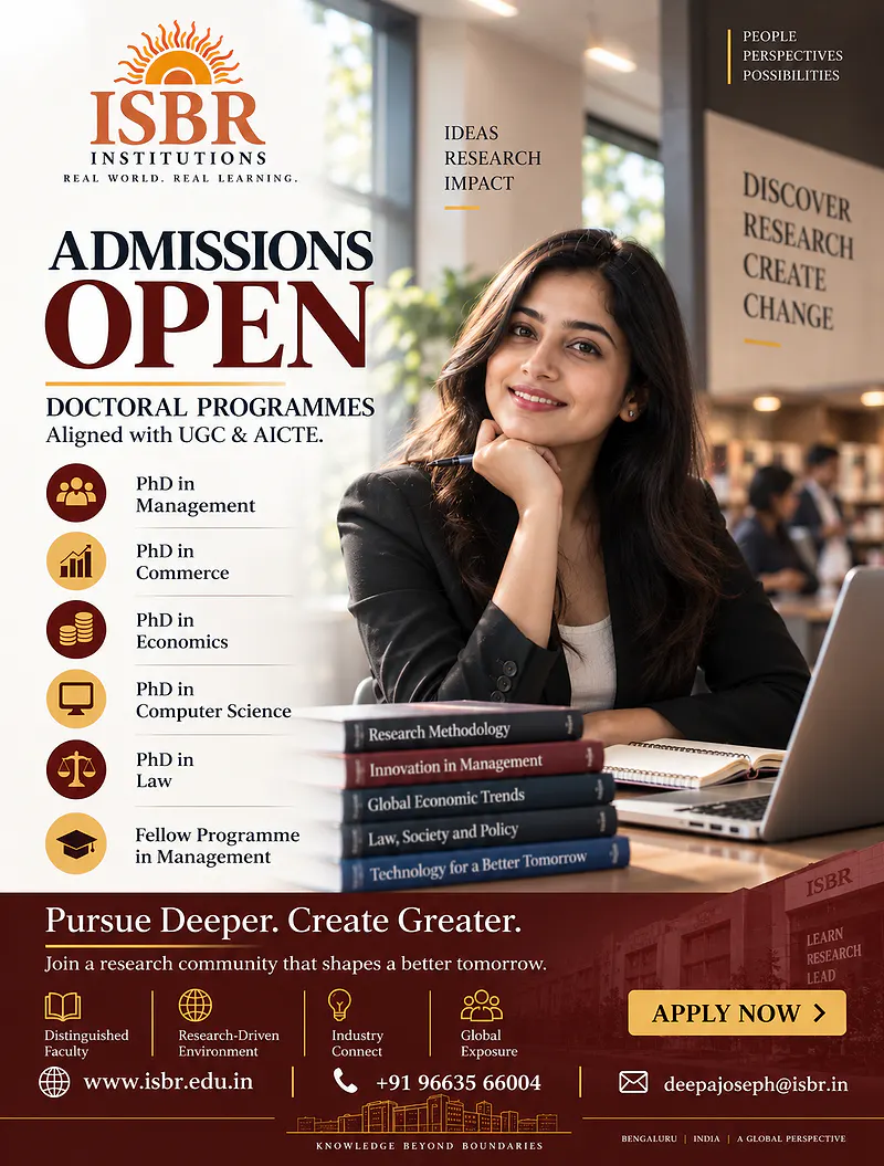 Fellow Program in Management (FPM) 2026 at ISBR Business School