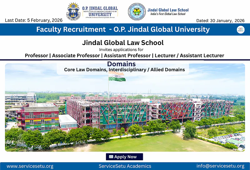 Faculty Recruitment | Jindal Global Law School