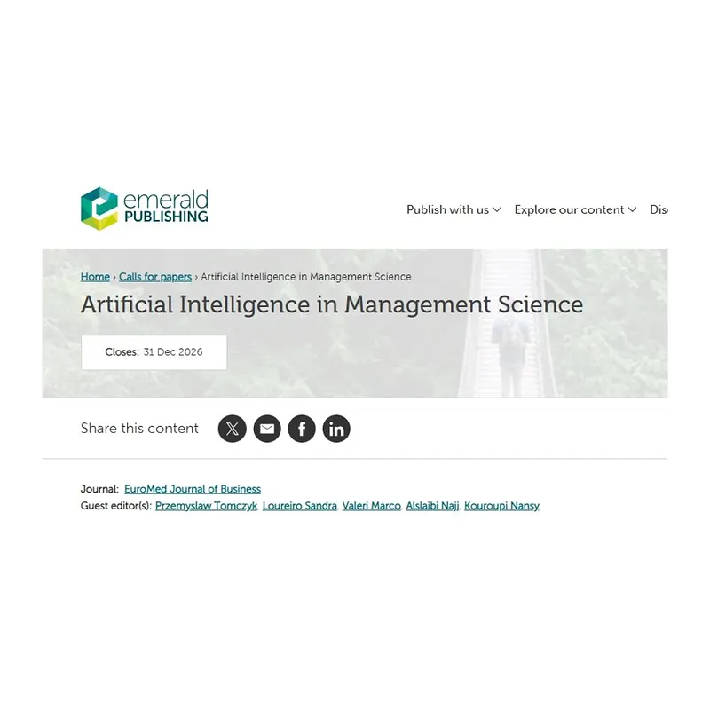Artificial Intelligence in Management Science