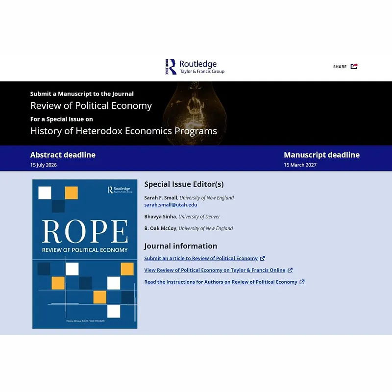 𝗛𝗶𝘀𝘁𝗼𝗿𝘆 𝗼𝗳 𝗛𝗲𝘁𝗲𝗿𝗼𝗱𝗼𝘅 𝗘𝗰𝗼𝗻𝗼𝗺𝗶𝗰𝘀 𝗣𝗿𝗼𝗴𝗿𝗮𝗺𝘀