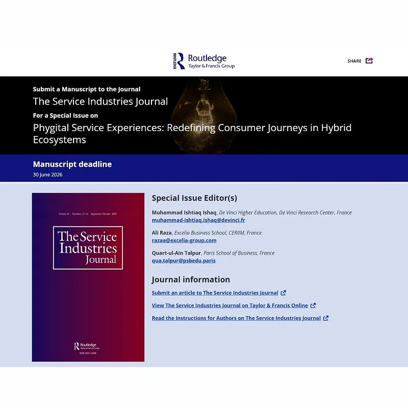 Phygital Service Experiences: Redefining Consumer Journeys in Hybrid Ecosystems