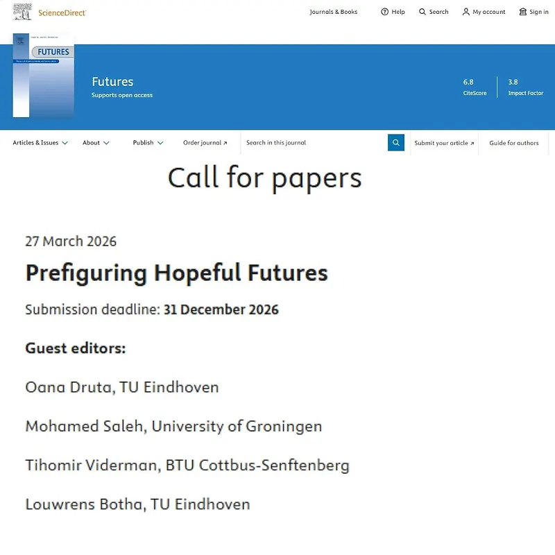 "Prefiguring Hopeful Futures"