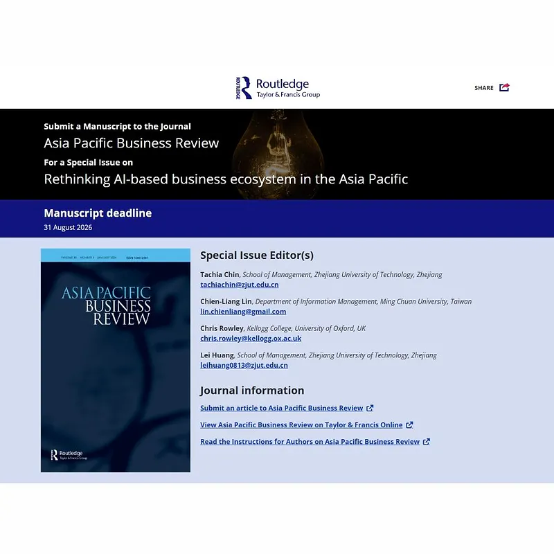 Rethinking AI-based business ecosystem in the Asia Pacific