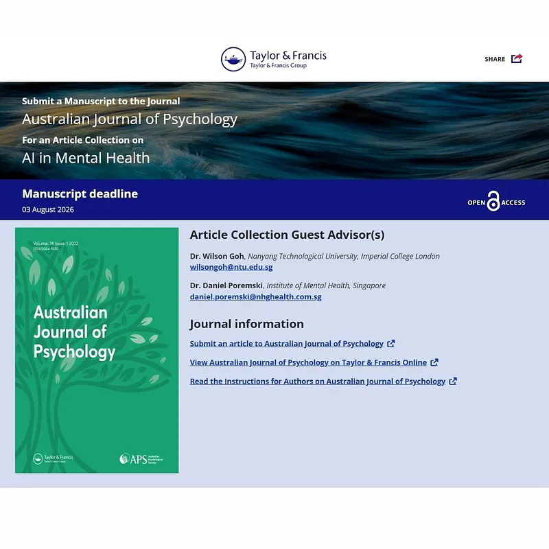  AI in Mental Health