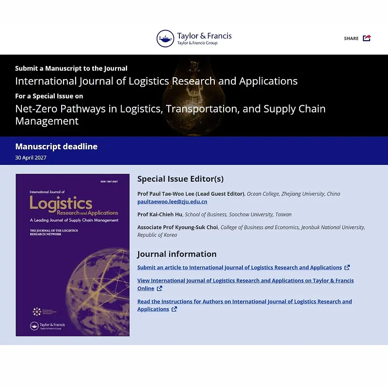 𝗡𝗲𝘁-𝗭𝗲𝗿𝗼 𝗣𝗮𝘁𝗵𝘄𝗮𝘆𝘀 𝗶𝗻 𝗟𝗼𝗴𝗶𝘀𝘁𝗶𝗰𝘀, 𝗧𝗿𝗮𝗻𝘀𝗽𝗼𝗿𝘁𝗮𝘁𝗶𝗼𝗻, 𝗮𝗻𝗱 𝗦𝘂𝗽𝗽𝗹𝘆 𝗖𝗵𝗮𝗶𝗻 𝗠𝗮𝗻𝗮𝗴𝗲𝗺𝗲𝗻𝘁