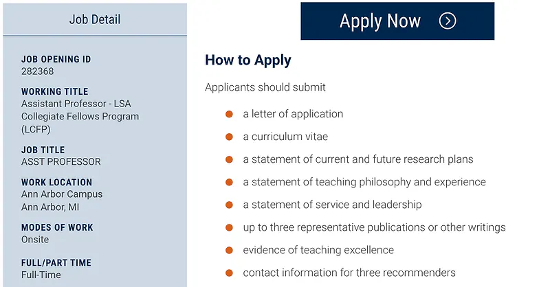 Assistant Professor – University of Michigan