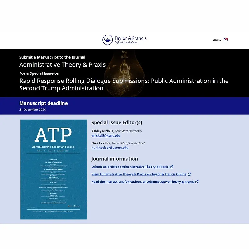 𝗥𝗮𝗽𝗶𝗱 𝗥𝗲𝘀𝗽𝗼𝗻𝘀𝗲 𝗥𝗼𝗹𝗹𝗶𝗻𝗴 𝗗𝗶𝗮𝗹𝗼𝗴𝘂𝗲 𝗦𝘂𝗯𝗺𝗶𝘀𝘀𝗶𝗼𝗻𝘀: 𝗣𝘂𝗯𝗹𝗶𝗰 𝗔𝗱𝗺𝗶𝗻𝗶𝘀𝘁𝗿𝗮𝘁𝗶𝗼𝗻 𝗶𝗻 𝘁𝗵𝗲 𝗦𝗲𝗰𝗼𝗻𝗱 𝗧𝗿𝘂𝗺𝗽 𝗔𝗱𝗺𝗶𝗻𝗶𝘀𝘁𝗿𝗮𝘁𝗶𝗼𝗻