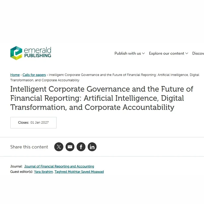 Intelligent Corporate Governance and the Future of Financial Reporting: Artificial Intelligence, Digital Transformation, and Corporate Accountability