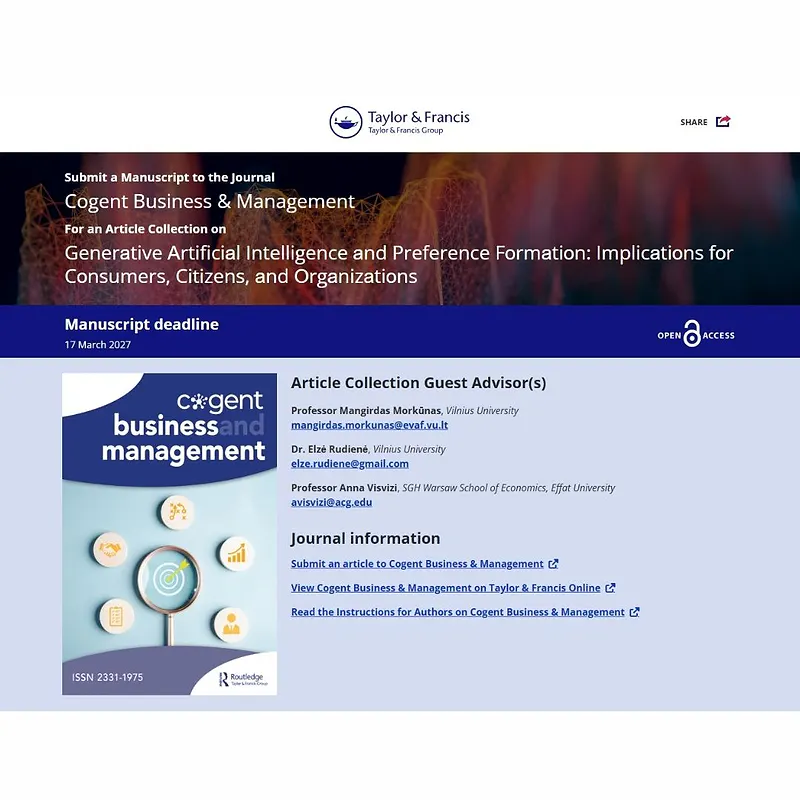 𝗚𝗲𝗻𝗲𝗿𝗮𝘁𝗶𝘃𝗲 𝗔𝗿𝘁𝗶𝗳𝗶𝗰𝗶𝗮𝗹 𝗜𝗻𝘁𝗲𝗹𝗹𝗶𝗴𝗲𝗻𝗰𝗲 𝗮𝗻𝗱 𝗣𝗿𝗲𝗳𝗲𝗿𝗲𝗻𝗰𝗲 𝗙𝗼𝗿𝗺𝗮𝘁𝗶𝗼𝗻: 𝗜𝗺𝗽𝗹𝗶𝗰𝗮𝘁𝗶𝗼𝗻𝘀 𝗳𝗼𝗿 𝗖𝗼𝗻𝘀𝘂𝗺𝗲𝗿𝘀, 𝗖𝗶𝘁𝗶𝘇𝗲𝗻𝘀, 𝗮𝗻𝗱 𝗢𝗿𝗴𝗮𝗻𝗶𝘇𝗮𝘁𝗶𝗼𝗻𝘀
