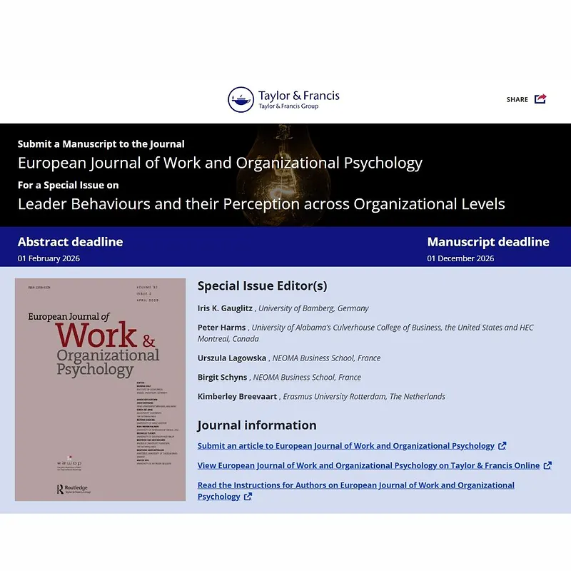  Leader Behaviours and their Perception across Organizational Levels 