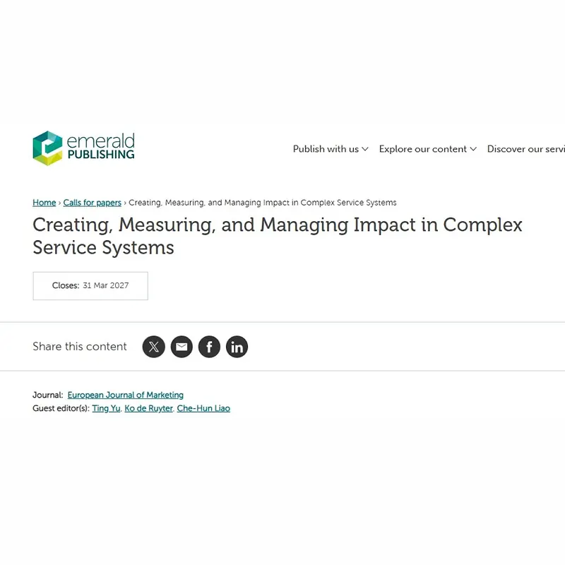 Creating, Measuring, and Managing Impact in Complex Service Systems