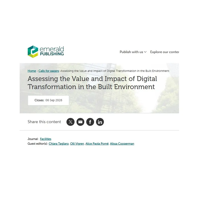 Assessing the Value and Impact of Digital Transformation in the Built Environment