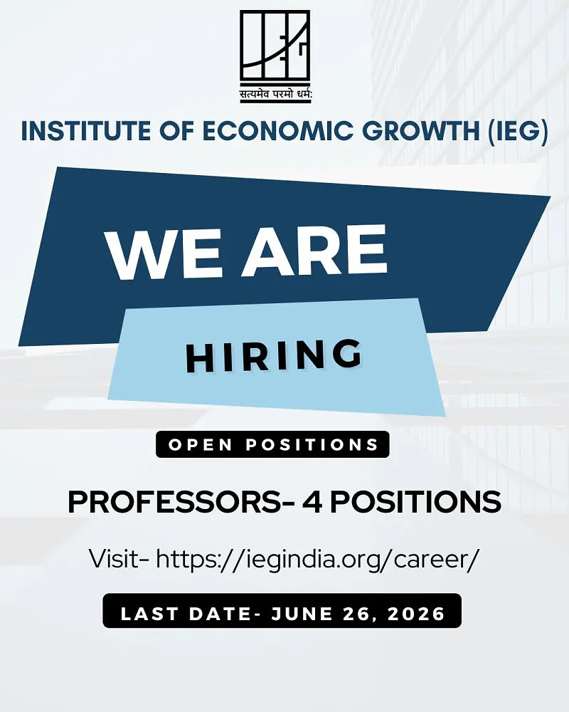 Faculty Recruitment: IEG