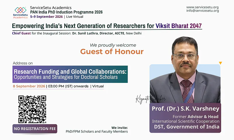 Research Funding and Global Collaborations | PAN India PhD Induction Programme 2026