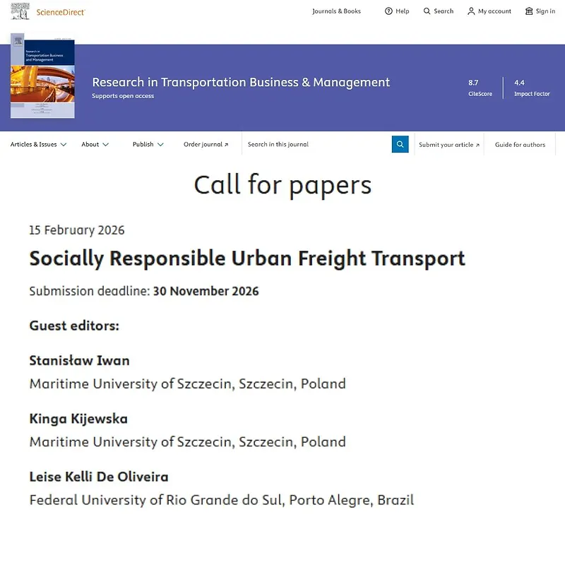 "Socially Responsible Urban Freight Transport"