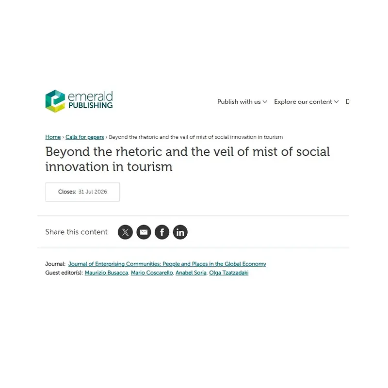 Beyond the Rhetoric and the Veil of Mist of Social Innovation in Tourism