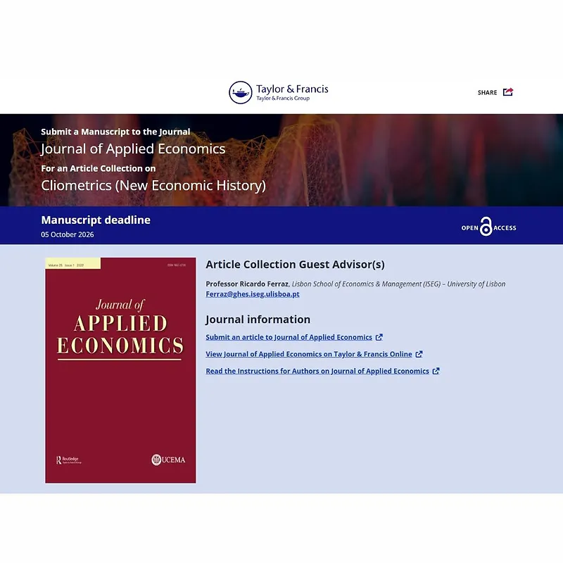  Cliometrics (New Economic History)