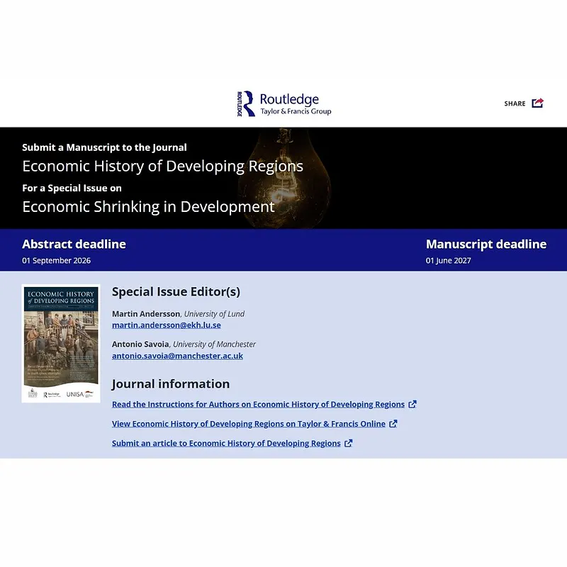 Economic Shrinking in Development