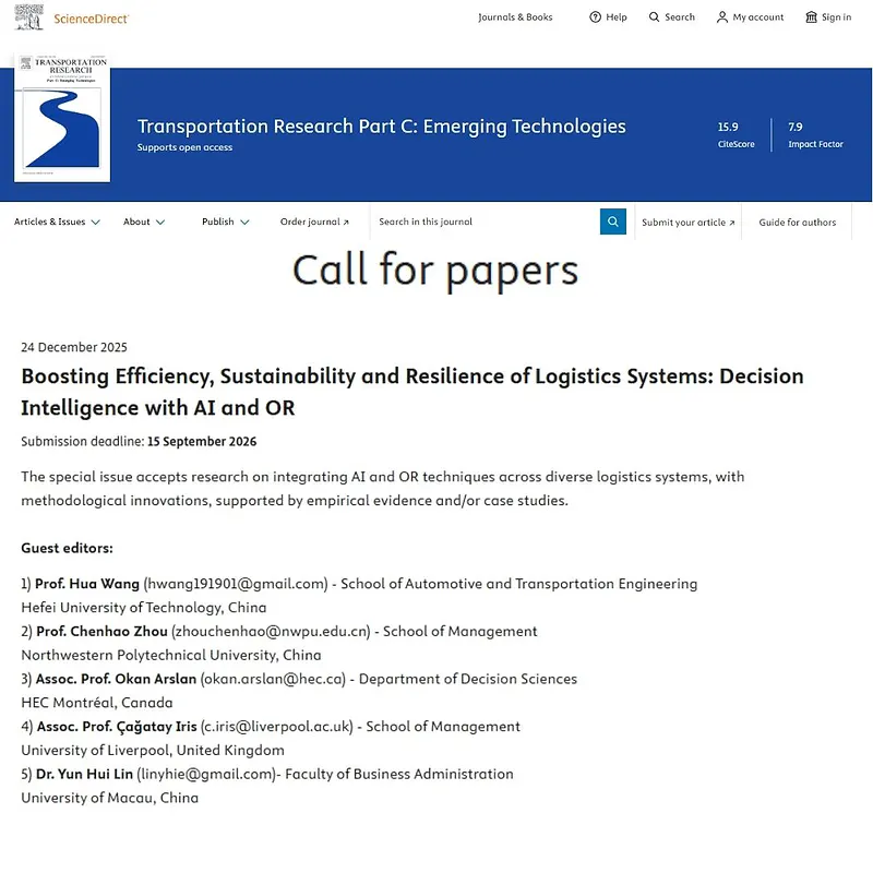 Boosting Efficiency, Sustainability and Resilience of Logistics Systems: Decision Intelligence with AI and OR