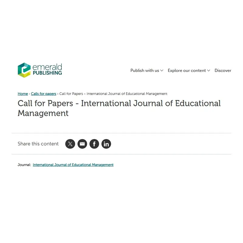 International Journal of Educational Management (IJEM)