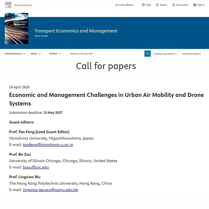 Economic and Management Challenges in Urban Air Mobility and Drone Systems