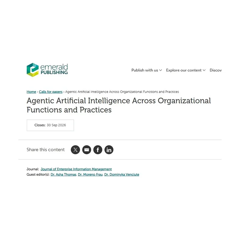 “Agentic Artificial Intelligence Across Organizational Functions and Practices”