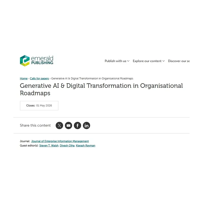 Generative AI & Digital Transformation in Organisational Roadmaps