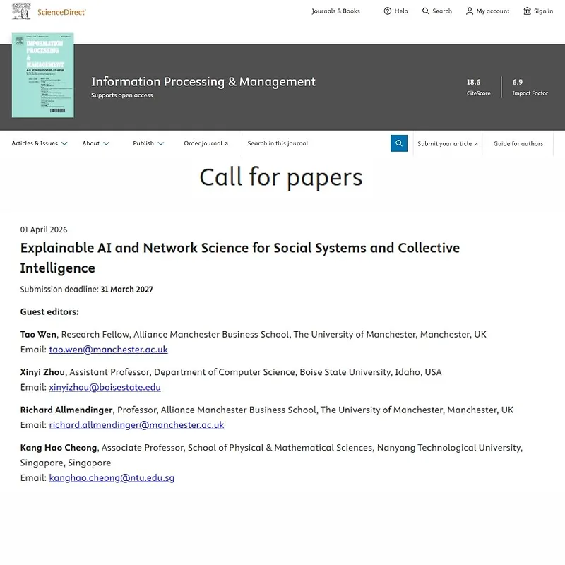 Explainable AI and Network Science for Social Systems and Collective Intelligence