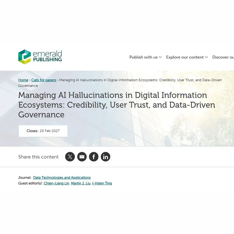 Managing AI Hallucinations in Digital Information Ecosystems: Credibility, User Trust, and Data-Driven Governance