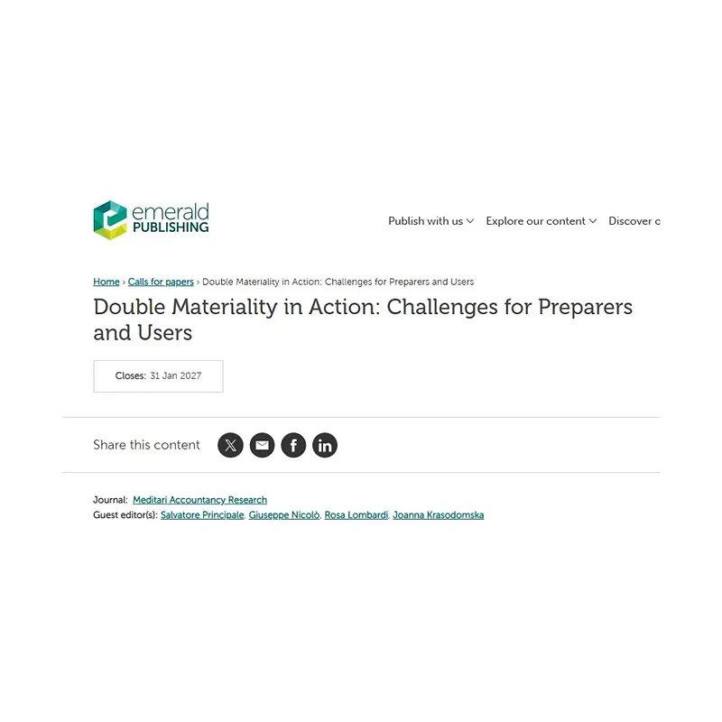 Double Materiality in Action: Challenges for Preparers and Users
