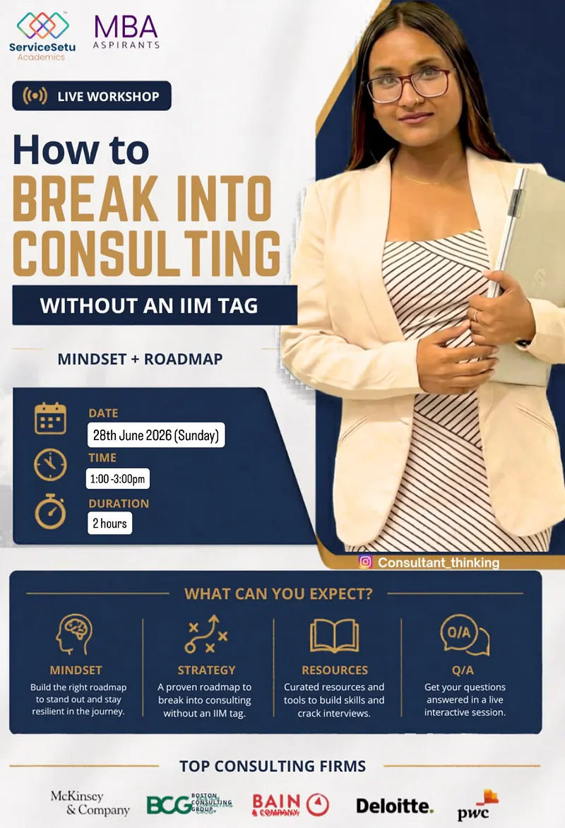 How to Break into Consulting Without an IIM Tag