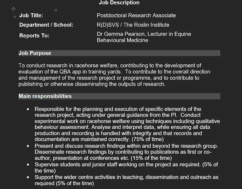 University of Edinburgh Recruitment 2026: Applications Invited for Postdoctoral Research Associate in Racehorse Welfare
