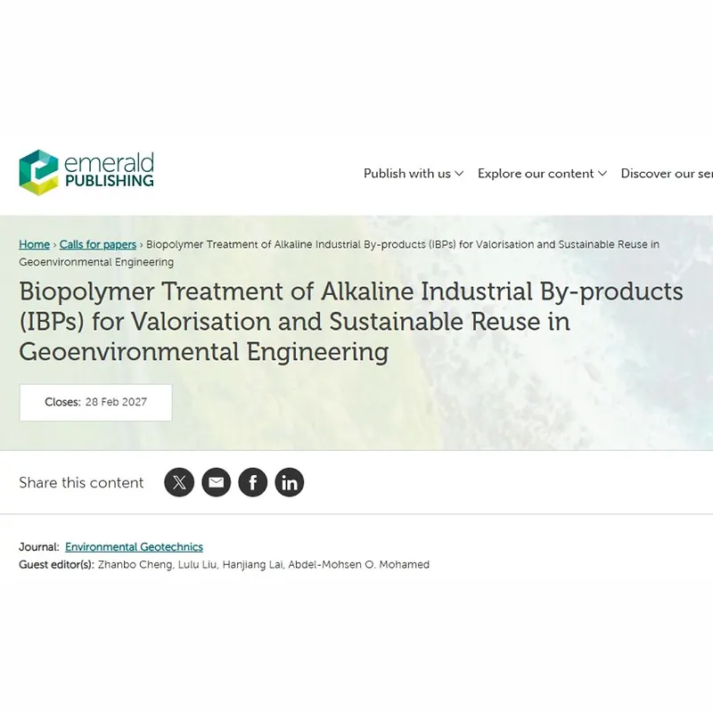 Biopolymer Treatment of Alkaline Industrial By-products (IBPs) for Valorisation and Sustainable Reuse in Geoenvironmental Engineering
