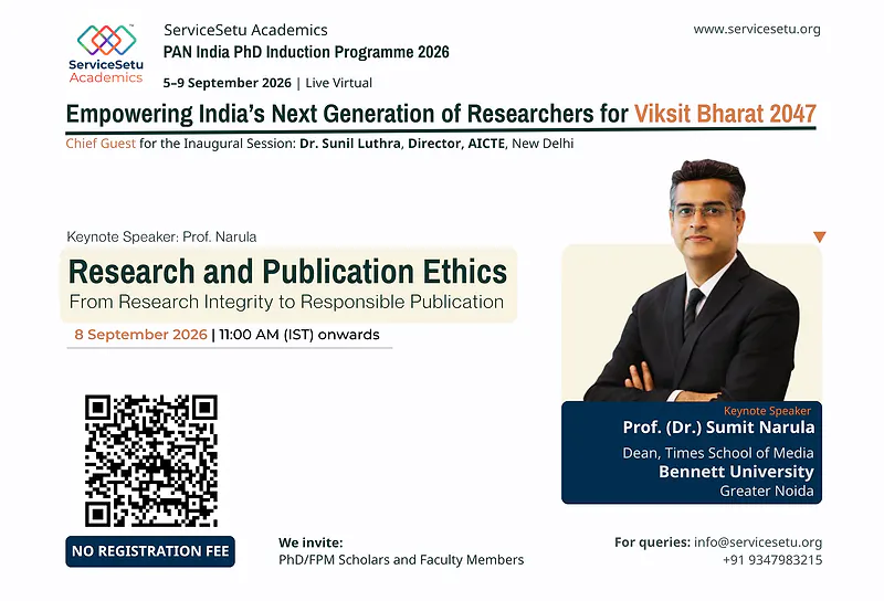 PhD Induction Programme 2026 | Research and Publication Ethics: Prof. (Dr.) Sumit Narula