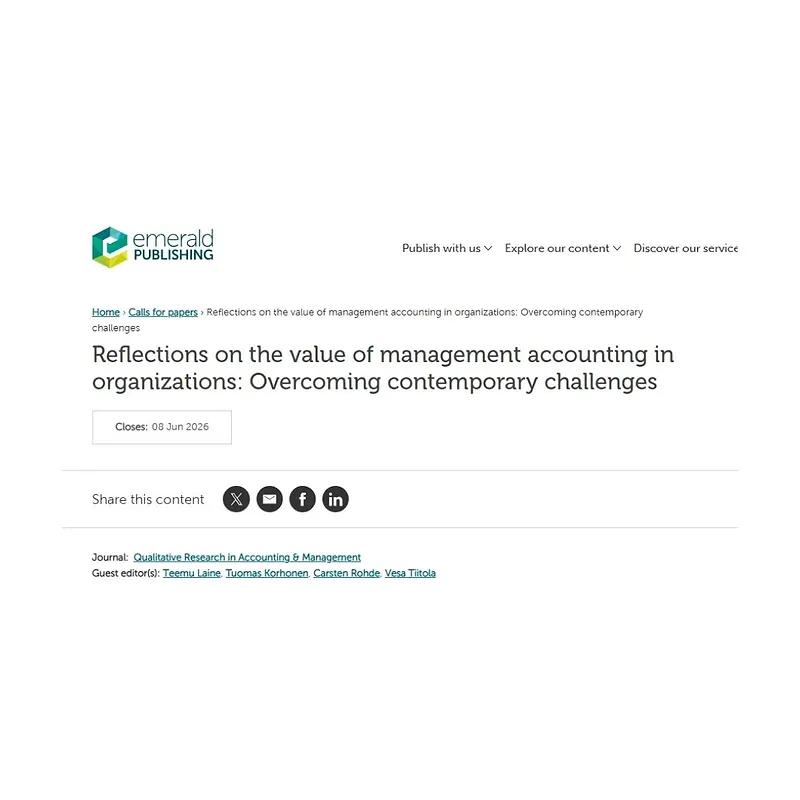 Reflections on the value of management accounting in organizations: Overcoming contemporary challenges