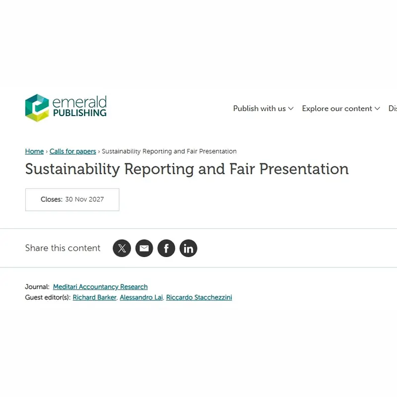 Sustainability Reporting and Fair Presentation